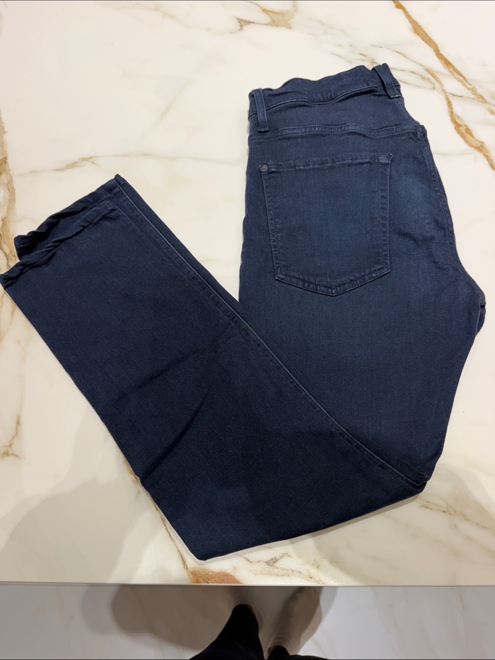 7 For All Mankind Navy Skinny Jeans 31
